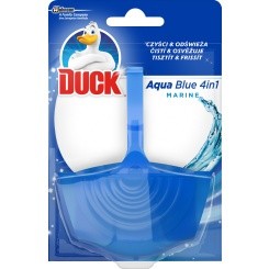 WC Duck Aqua Blue 4 in1 modrá voda 36g WC Duck Aqua Blue 4 in1 modrá voda 36g - Drogerie Koupelna a WC Vonné závěsky